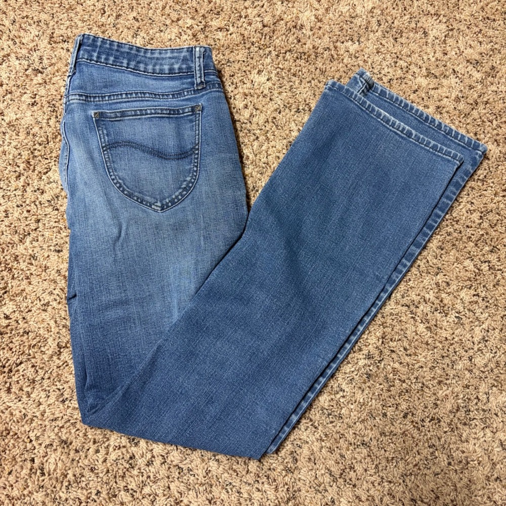 Lee Riders‎ Women Midrise Bootcut Jeans Medium Wash Size 6